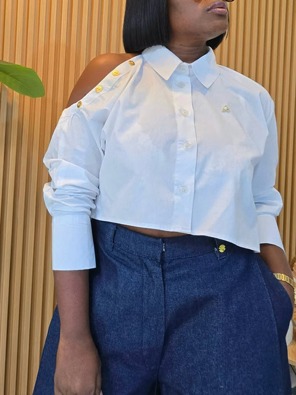 Button Shoulder Shirt