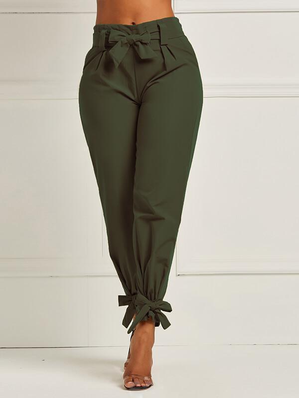 Tied Cuff Pants