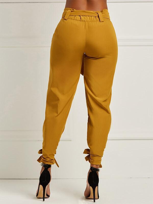 Tied Cuff Pants