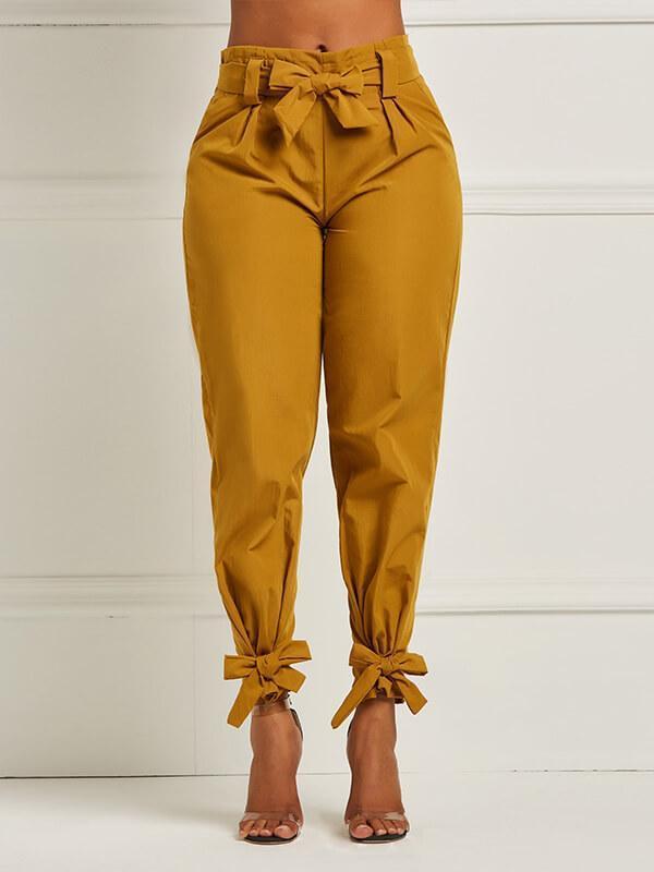Tied Cuff Pants