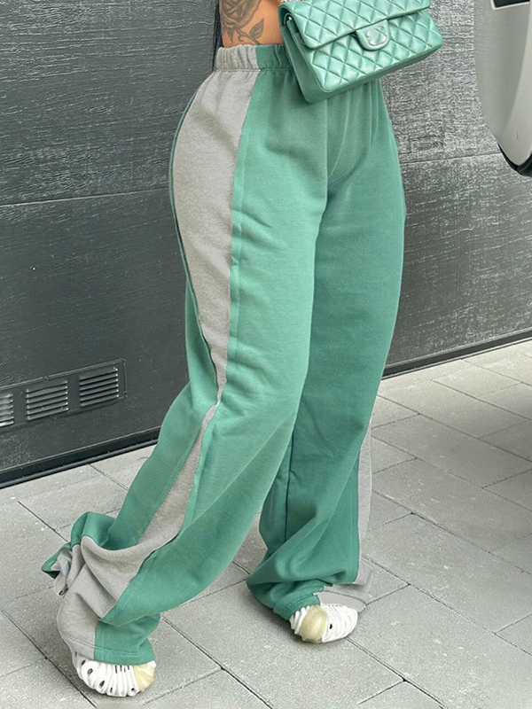 Two-Tone Combo Sweatpants