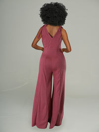 Tie-Shoulder Wide-Leg Jumpsuit -- sold out