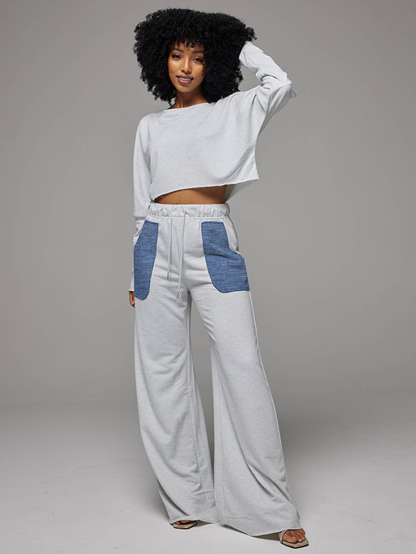 Contrast Two-Piece Set -- sold out