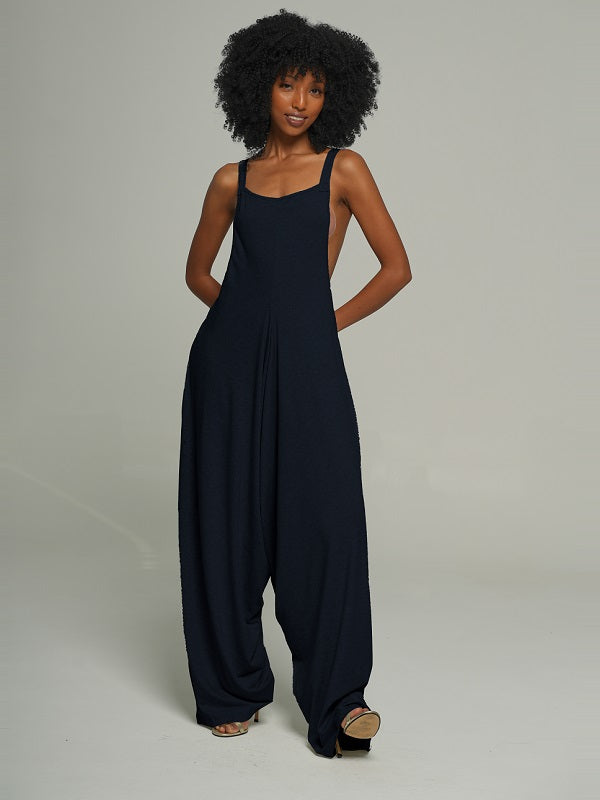 X-Cross Back Harem Jumpsuit