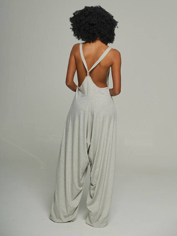 X-Cross Back Harem Jumpsuit