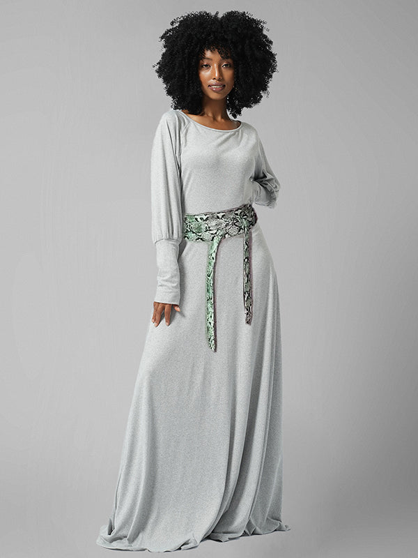 Bishop Sleeve Maxi Dress