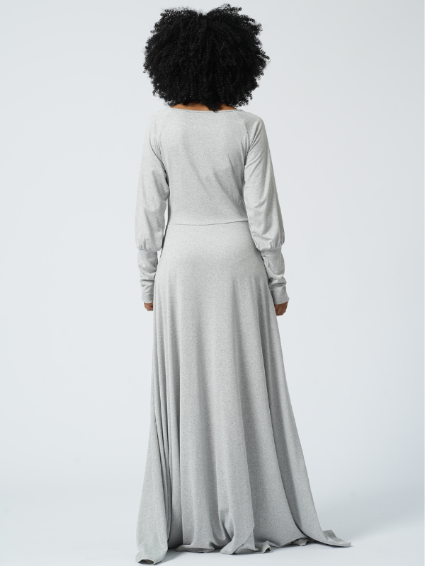 Bishop Sleeve Maxi Dress