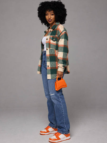Plaid Shirt Jacket