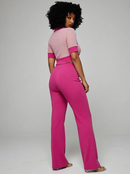 Polo Top & Pants Set