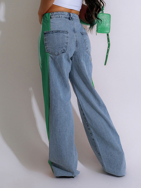 Side Stripe Jeans HAUS OF SAVAGE