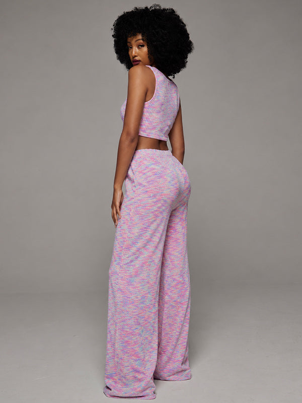 Printed Tank Top & Pants Set