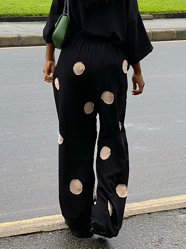 Dot Top & Pants Set -- sold out
