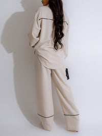 Piping Shirt & Pants Set -- sold out