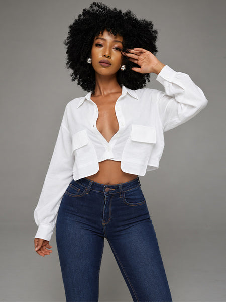 Solid Cargo Shirt