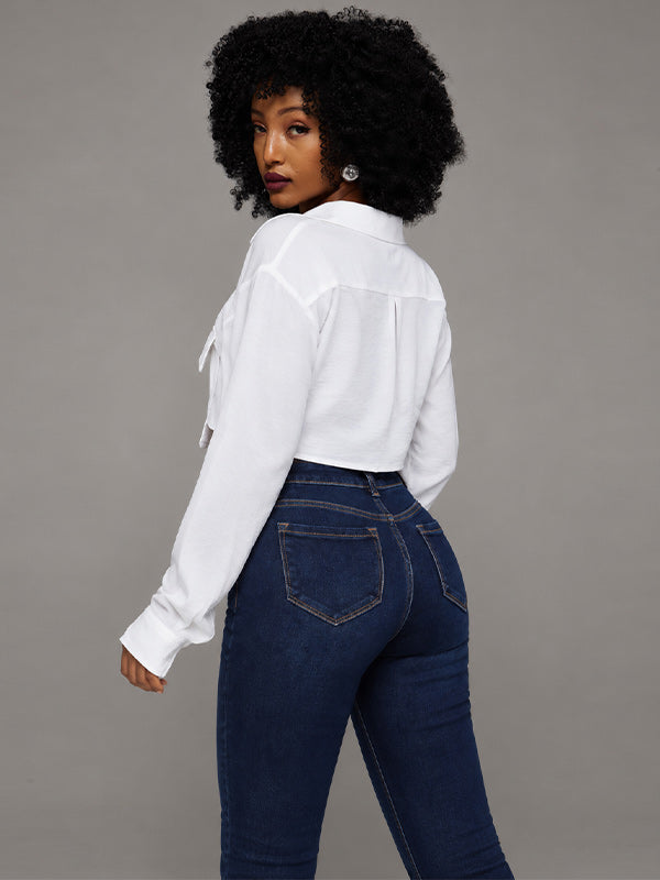Solid Cargo Shirt