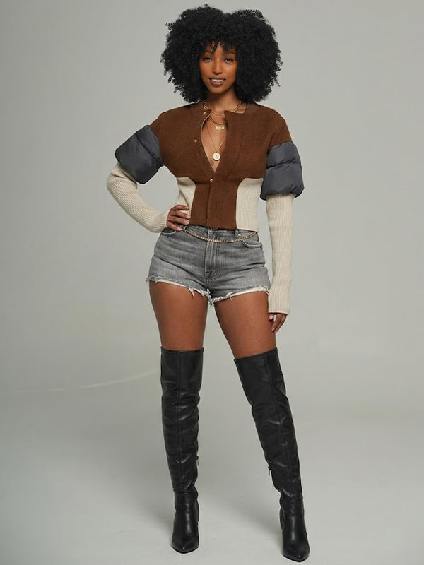 Three-Tone Combo Jacket