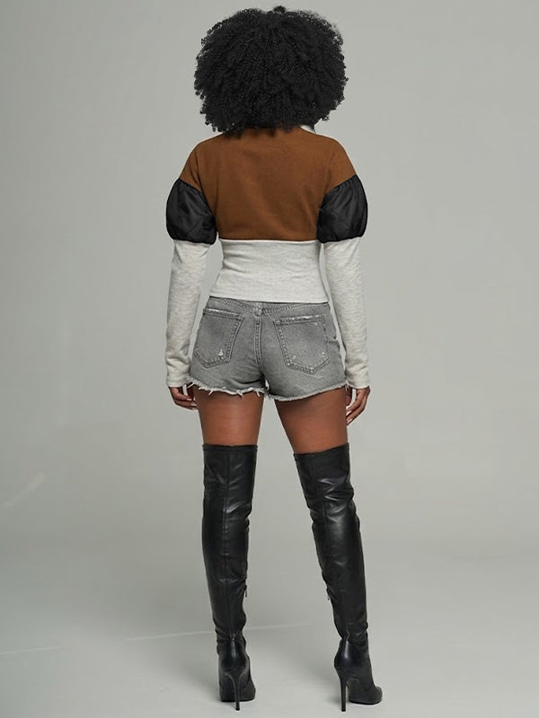 Three-Tone Combo Jacket