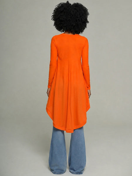 Printed High-Low Tunic Top