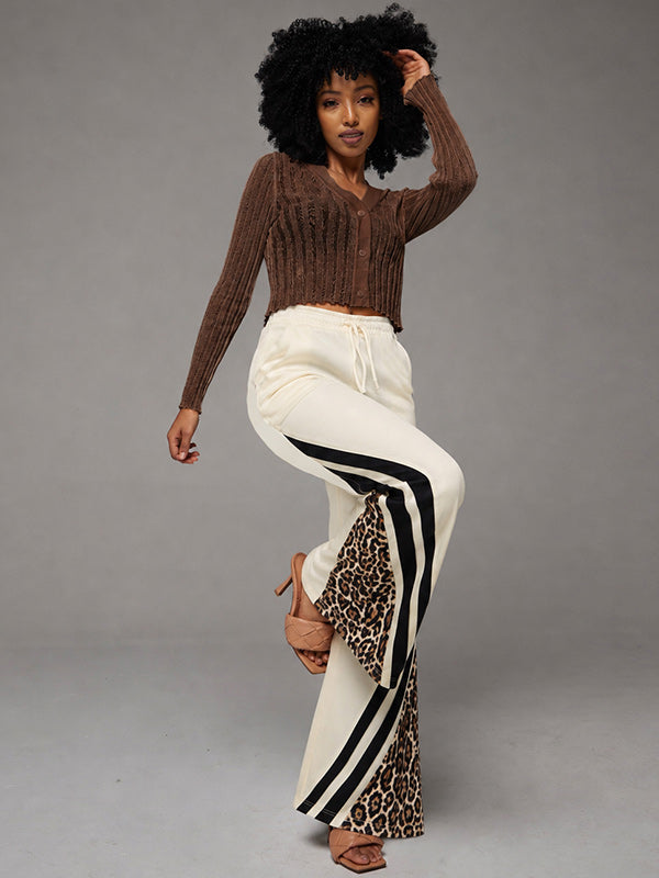 Leopard Combo Sweatpants