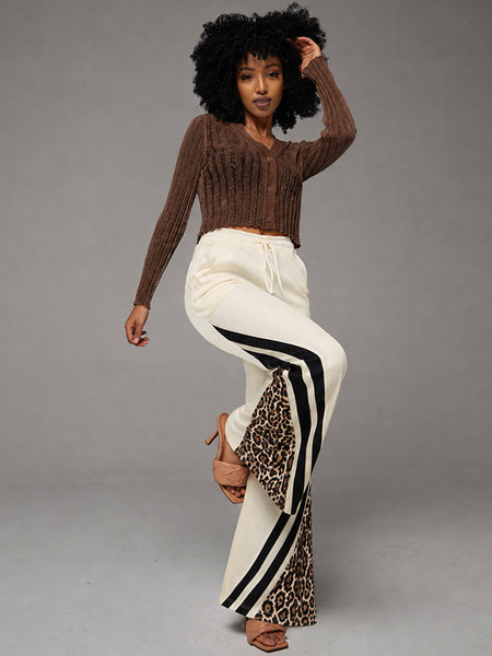 Leopard Combo Sweatpants