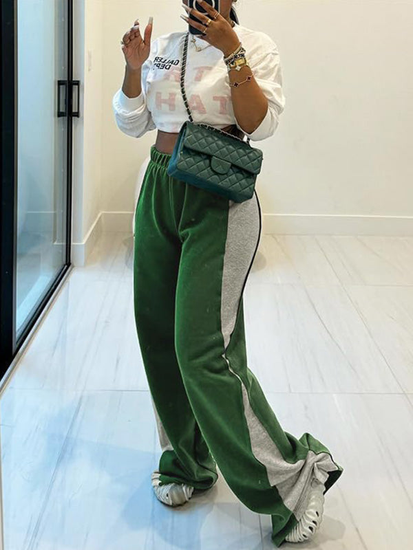 Two-Tone Combo Sweatpants