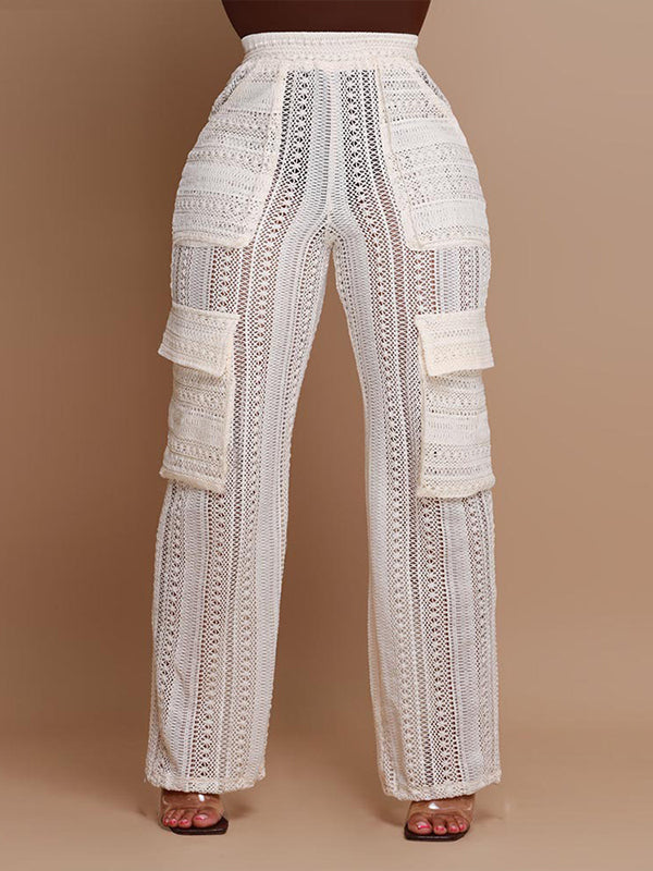 Knit Cargo Pants