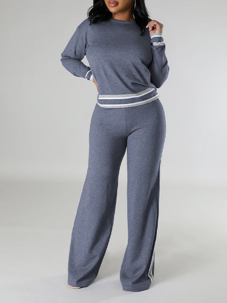 Stripe Knit 2PC Set