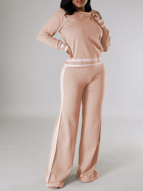 Stripe Knit 2PC Set