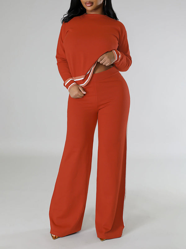 Stripe Knit 2PC Set