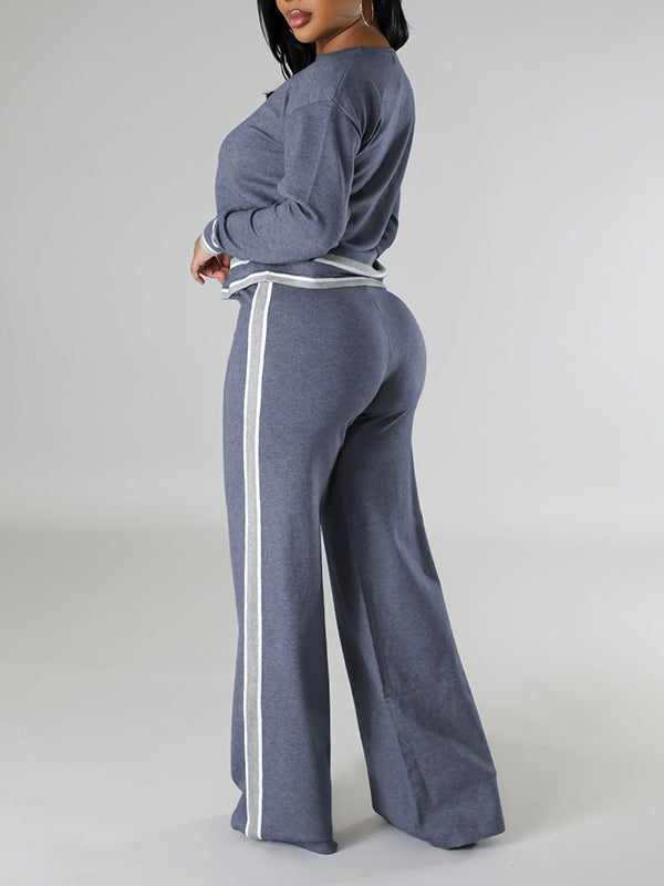 Stripe Knit 2PC Set