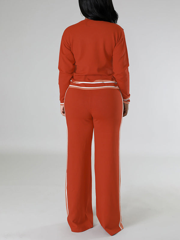 Stripe Knit 2PC Set