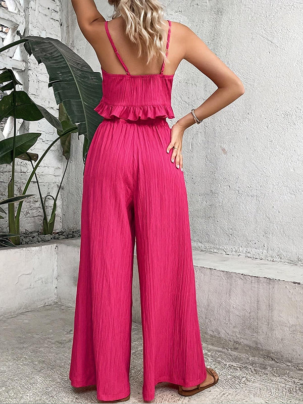 Tied Cami Top & Pants Set