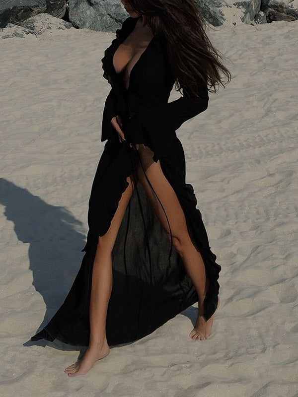 Ruffle Tied Dress