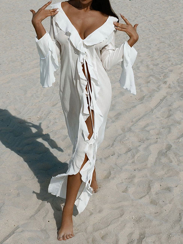 Ruffle Tied Dress