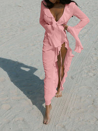 Ruffle Tied Dress