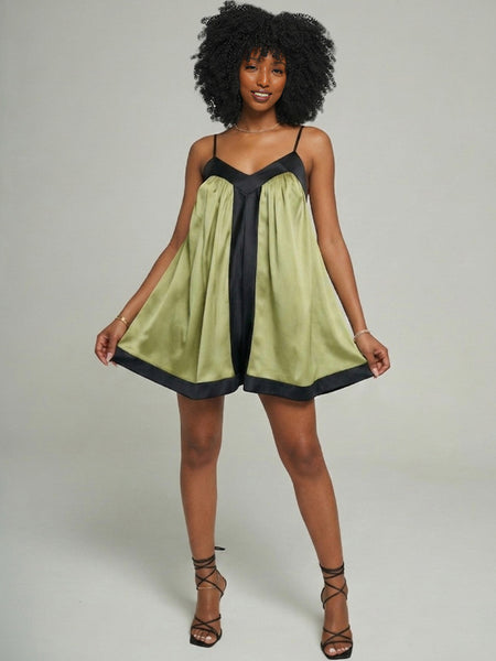 Two-Tone Cami Dress