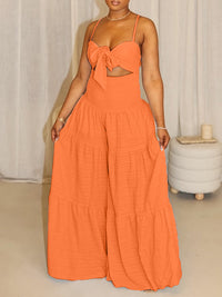 Wide-Leg Cami Jumpsuit