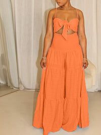 Wide-Leg Cami Jumpsuit