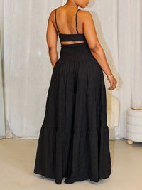 Wide-Leg Cami Jumpsuit