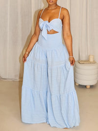 Wide-Leg Cami Jumpsuit