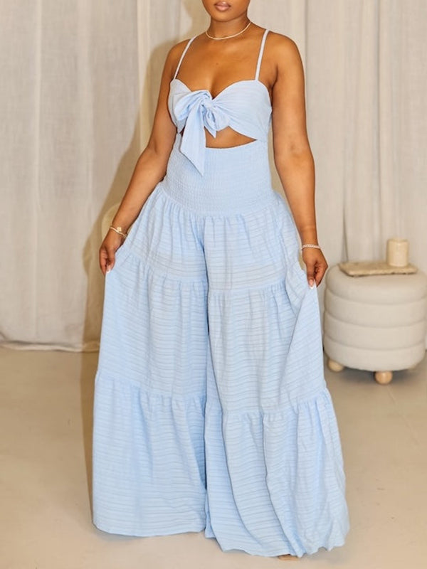 Wide-Leg Cami Jumpsuit
