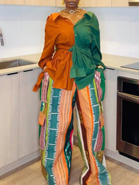 Printed Cargo Pants
