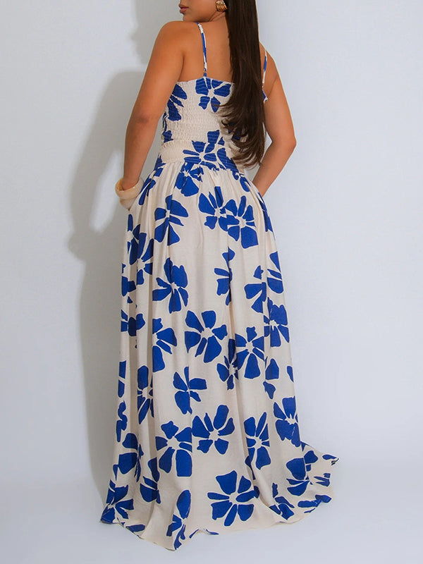 Printed Cami Top & Skirt Set