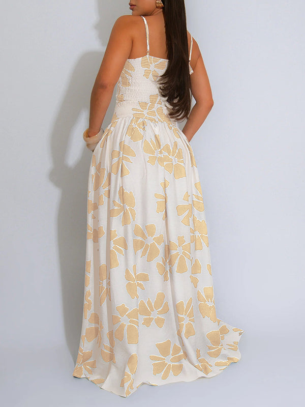 Printed Cami Top & Skirt Set