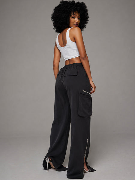 Zip Cargo Pants