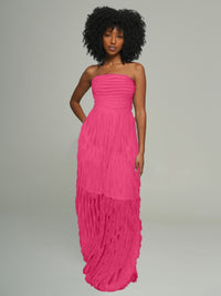 Ruched Strapless Jumpsuit