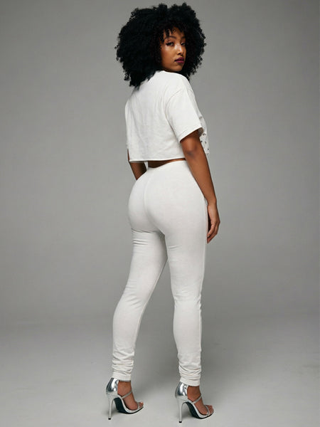 Ripped Tee & Pants Set