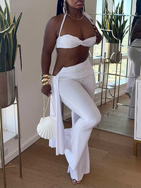 Halter Bandeau Top & Pants Set