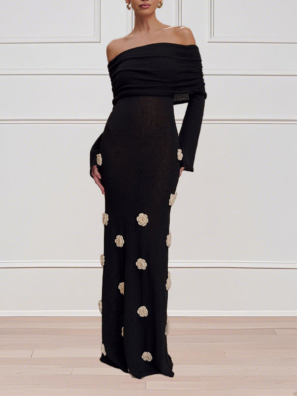 Off-Shoulder Floral Dress