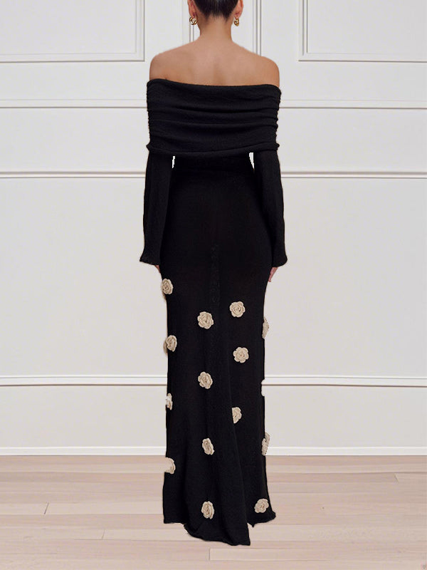 Off-Shoulder Floral Dress